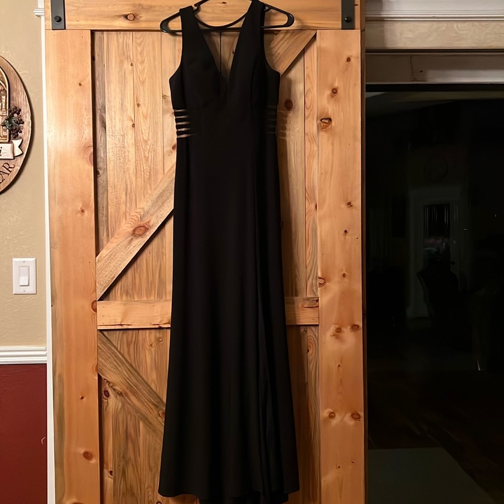 Morgan & Co. Long black dress size 9